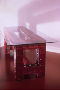 dining table - red hot tric trac